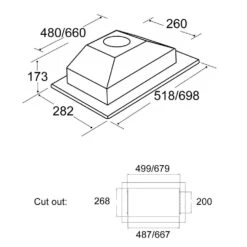 CDA White & Silver 3 Speed Canopy Extractor With Push Button Controls CCA52SI -Household Goods Shop cda white silver 3 speed canopy extractor with push button controls cca52si p44179 215538 image