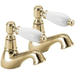 Featured Products 7 Deva Georgian Gold Traditional Bath Taps GE02-501