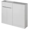 Elation Combination Gloss White P/Straight WC Unit 29136N/000