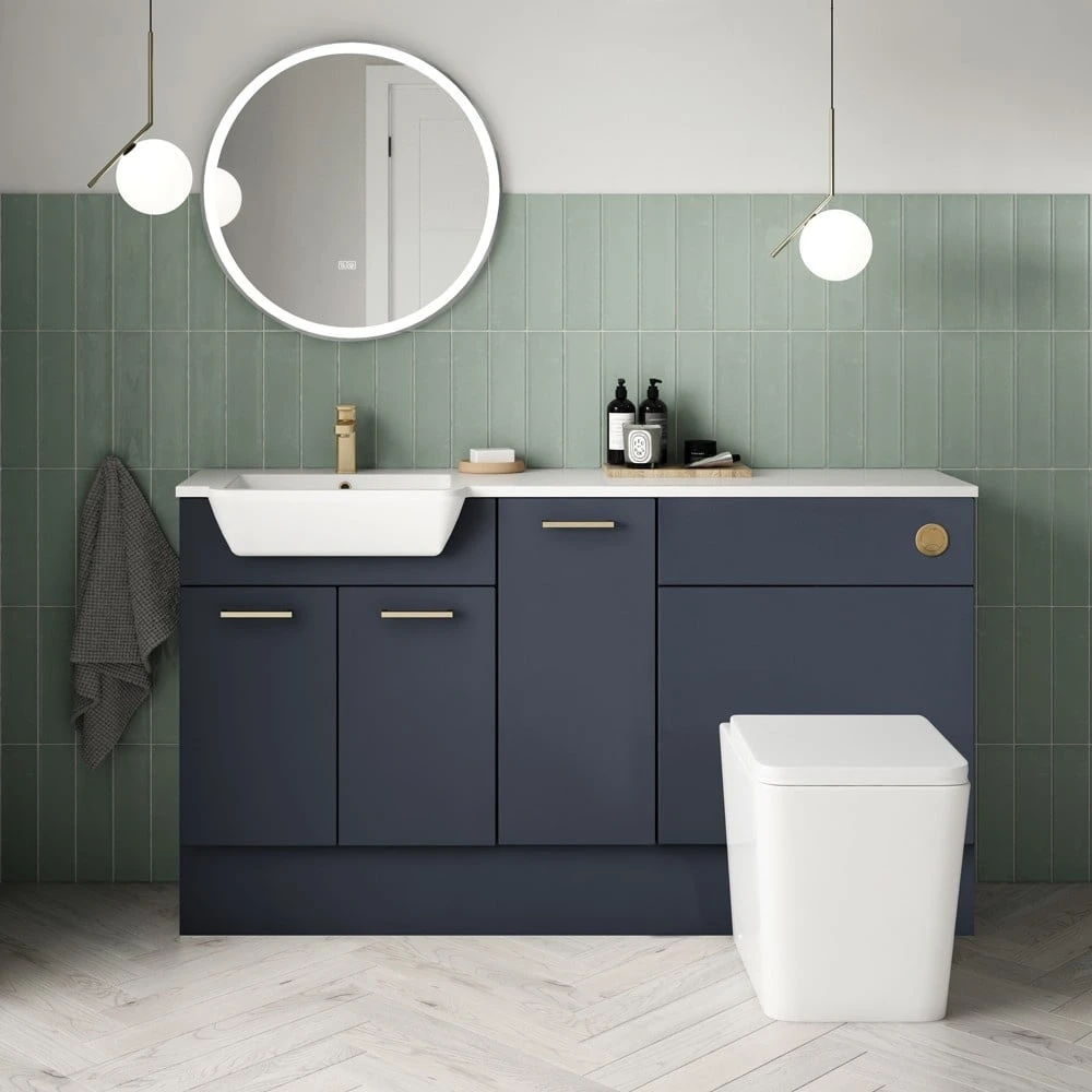 Elation Fitted Indigo Modern WC Unit 600mm EF1007/462 2 Elation Fitted Indigo Modern WC Unit 600mm EF1007/462 - Image 2