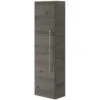 Elation Mito Textured Anthracite Modern Wall Hung Tall Unit 29516/295