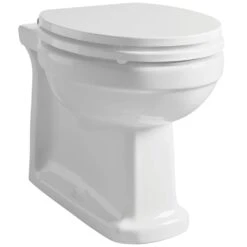 Elation White Traditional Back To Wall Pan 6507