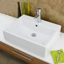 Europa Zeus 540x415 1th White Ceramic Counter Top Basin A58 -Household Goods Shop europa zeus 540x415 1th white ceramic counter top basin a58 p156 76954 image
