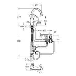 Grohe Zedra Touch Electronic Supersteel Pullout Kitchen Sink Mixer Tap 30219DC1 -Household Goods Shop grohe zedra touch electronic supersteel pullout kitchen sink mixer tap 30219dc1 p27745 137962 image