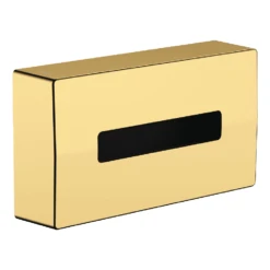 Hansgrohe AddStoris Polished Gold Wall Mounted Tissue Box