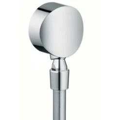 Hansgrohe FixFit Chrome S Wall Outlet With Non-Return Valve And Pivot Joint