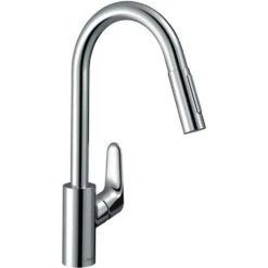 Hansgrohe Focus M41 Chrome Pullout Spray Kitchen Sink Mixer Tap 31833000