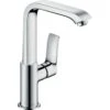 Hansgrohe Metris Chrome Single Lever Basin Mixer Tap 230 With Pop-Up Waste
