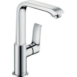 Hansgrohe Metris Chrome Single Lever Basin Mixer Tap 230 With Pop-Up Waste