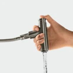 Hansgrohe Metris Select M71 Chrome Pullout Spout Kitchen Sink Mixer Tap 14884000 -Household Goods Shop hansgrohe metris select m71 chrome pullout spout kitchen sink mixer tap 14884000 p32709 159983 image