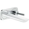Hansgrohe Puravida White & Chrome Concealed Basin Mixer Tap With 16.5cm Spout