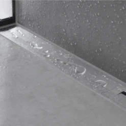 Hansgrohe RainDrain Flex 1000 Brushed Black Chrome Cuttable Wall Mounted Shower Drain Finish Set 5 Hansgrohe RainDrain Flex 1000 Brushed Black Chrome Cuttable Wall Mounted Shower Drain Finish Set -Household Goods Shop hansgrohe raindrain flex 1000 brushed black chrome cuttable wall mounted shower drain finish set p68895 293229 image