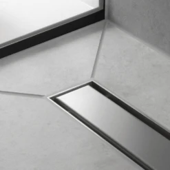 Hansgrohe RainDrain Match 900 White Adjustable Shower Drain Finish Set -Household Goods Shop hansgrohe raindrain match 900 white adjustable shower drain finish set p68928 292484 image