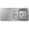 Hansgrohe S4111-F540 1.5 Bowl Stainless Steel Kitchen Sink 43342800