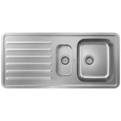 Hansgrohe S4111-F540 1.5 Bowl Stainless Steel Kitchen Sink 43342800