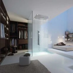 Hansgrohe Showerheaven 970x970mm 3 Jet Overhead Shower Without Lighting -Household Goods Shop hansgrohe showerheaven 970x970mm 3 jet overhead shower without lighting p27951 165009 image