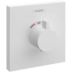 Hansgrohe Showerselect Matt White Concealed Thermostatic High Flow Mixer Valve