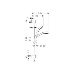 Hansgrohe Soft Cube Valve With Croma Select Rail Kit And Exafill Thermostatic -Household Goods Shop hansgrohe soft cube valve with croma select rail kit and exafill thermostatic p32436 158872 image