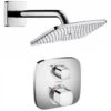 Hansgrohe Soft Cube Valve With Raindance (240) Overhead