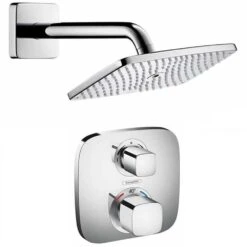 Hansgrohe Soft Cube Valve With Raindance (240) Overhead