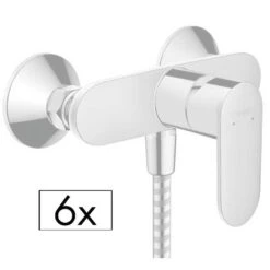 Hansgrohe Vernis Blend Chrome Exposed Single Lever Shower Mixer Bar Valve 6 Pcs.