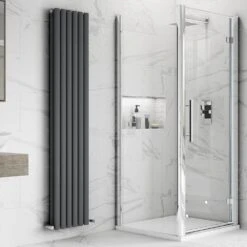 Hudson Reed Apex 1000mm Chrome Side Panel