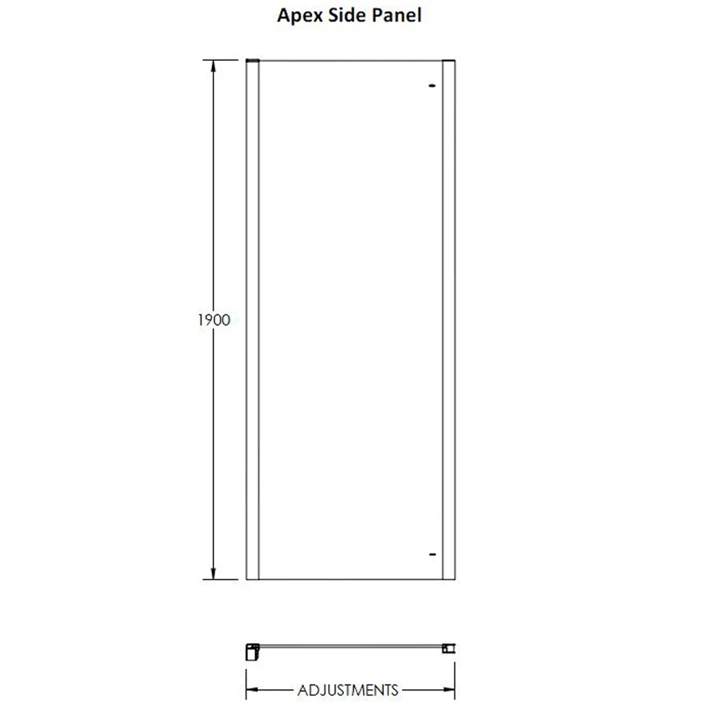 Hudson Reed Apex Chrome Sliding Door Shower Enclosure 1000x900x8mm 5 Hudson Reed Apex Chrome Sliding Door Shower Enclosure 1000x900x8mm - Image 5