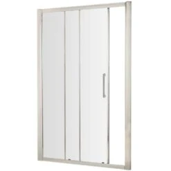 Hudson Reed Apex Chrome Wetroom Shower Sliding Door 1000mm M1000SSH4