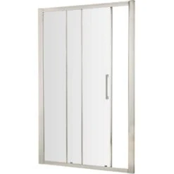 Hudson Reed Apex Chrome Wetroom Shower Sliding Door 1100mm M1100SSH4