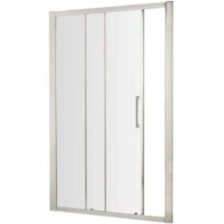 Hudson Reed Apex Chrome Wetroom Shower Sliding Door 1400mm M1400SSH4