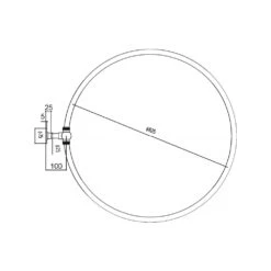 Hudson Reed Bathroom Accessories Round Shower Ring Curtain - LA386 -Household Goods Shop hudson reed bathroom accessories round shower ring curtain la386 p2936 90091 image