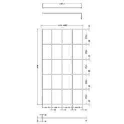 Hudson Reed Black Frame Wetroom Shower Screen & Support Bar 1100x1950x8mm WRSF11 9 Hudson Reed Black Frame Wetroom Shower Screen & Support Bar 1100x1950x8mm WRSF11 -Household Goods Shop hudson reed black frame wetroom shower screen support bar 1100x1950x8mm wrsf11 p33109 162331 image