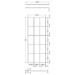 Hudson Reed Black Frame Wetroom Shower Screen & Support Bar 800x1950x8mm WRSF080 9 Hudson Reed Black Frame Wetroom Shower Screen & Support Bar 800x1950x8mm WRSF080 -Household Goods Shop hudson reed black frame wetroom shower screen support bar 800x1950x8mm wrsf080 p33101 162321 image