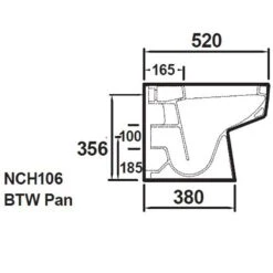 Hudson Reed Bliss White Back To Wall Toilet Pan & Soft Close Seat - CBL006 5 Hudson Reed Bliss White Back To Wall Toilet Pan & Soft Close Seat - CBL006 -Household Goods Shop hudson reed bliss white back to wall toilet pan soft close seat cbl006 p40230 198397 image