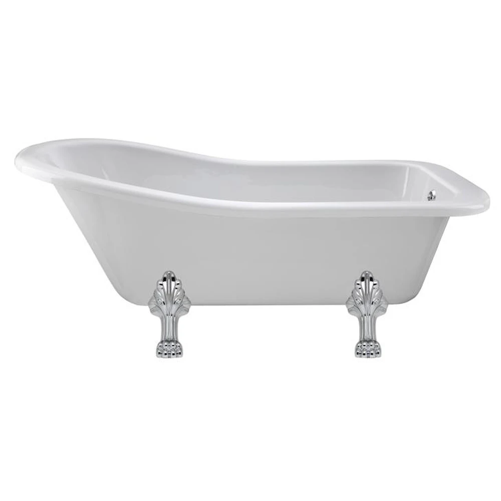 Hudson Reed Brockley 1700mm Single Ended Freestanding Bath & Pride Leg Set 3 Hudson Reed Brockley 1700mm Single Ended Freestanding Bath & Pride Leg Set - Image 3