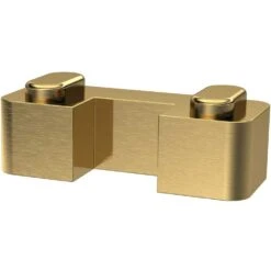 Hudson Reed Brushed Brass Wetroom Screen Horseshoe Support WRSF017