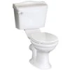 Hudson Reed Chancery White Close Coupled Toilet Pan, Cistern & Seat