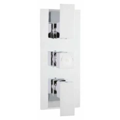 Hudson Reed Chrome Art Triple Thermostatic Shower Valve - ART3211