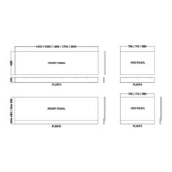 Hudson Reed Classic Bath Front Panel & Plinth 1500mm - BPR101 -Household Goods Shop hudson reed classic bath front panel plinth 1500mm bpr101 p30389 147674 image