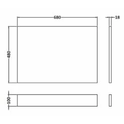 Hudson Reed Fusion Gloss Grey 700mm Bath End Panel & Plinth - OFF970 -Household Goods Shop hudson reed fusion gloss grey 700mm bath end panel plinth off970 p30147 146707 image
