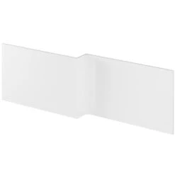 Hudson Reed Fusion Gloss White 1700mm Shower Bath Front Panel - OFF173