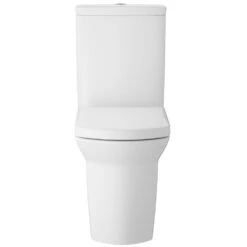 Hudson Reed Maya White Close Coupled Toilet Pan, Cistern & Soft Close Seat - CCL008
