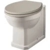 Hudson Reed Richmond White Back To Wall Toilet Pan - NCS806