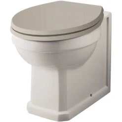Hudson Reed Richmond White Back To Wall Toilet Pan - NCS806