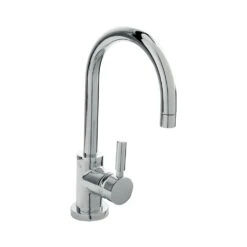 Hudson Reed Tec Single Lever Large Basin Mixer Tap & Push Button Waste - PN380
