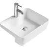 Hudson Reed Vessels 480x370 1th White Semi Recessed Basin NBV174