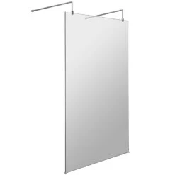 Hudson Reed Walk Through 1100mm Wetroom Shower Screen, Support Arm & Feet GPAF11