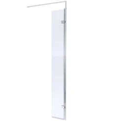 Hudson Reed Wetroom Shower Swing Screen 300x1950mm & Chrome Support Bar -Household Goods Shop hudson reed wetroom shower swing screen 300x1950mm chrome support bar p28894 301030 image