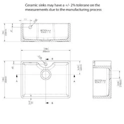 LSC Butler 595 TL 1.0 Bowl Fireclay Ceramic Kitchen Sink 1TH & Bronze Waste -Household Goods Shop lsc butler 595 tl 1 0 bowl fireclay ceramic kitchen sink 1th bronze waste p64421 279141 image