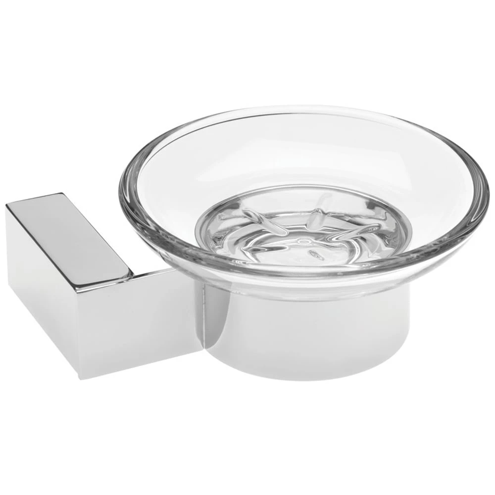 Niagara Edge Chrome Modern Wall Mounted Soap Dish TM66510 1 Niagara Edge Chrome Modern Wall Mounted Soap Dish TM66510